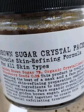C.O. Bigelow BROWN Sugar Crystal Face Polish No.1181 4oz. Full Size New RARE